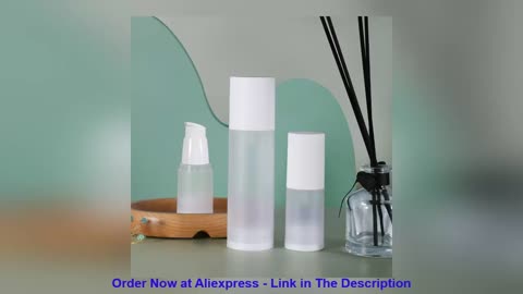 ❄️ 15g 20g 30g 50g Small volume Refillable bottle liquid Lotion Airless Vacuum bottles Plastic