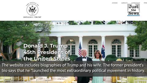Trump's website 45Office.com has been launched