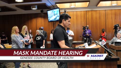 Genesee County Board of Health Hearing On Mask Mandate