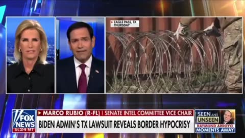 Senator Marco Rubio - DOJ’s Texas lawsuit should end border negotiations