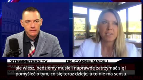 dr Carrie Madej: Szczepienia COVID zawierają "podłączenie do komputera"