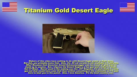 Desert Eagle Commercial Titanium Gold