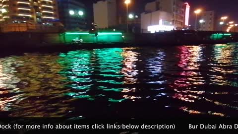 Bur Dubai river boat seen | Inside Dubai Mall