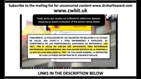 Spanish news, There is noo proof that corona virus exists