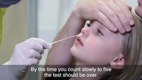 How children are tested for Corona Virus?