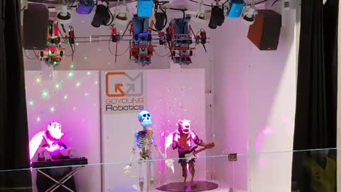Robots performing 'Sunny'!