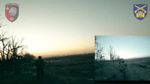 ‼️ Footage of the assault on the positions of the invaders under the cover of
