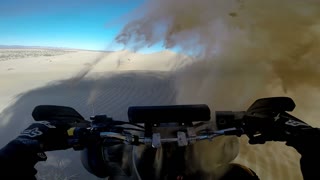 Sand in Face Glamis San Dunes Raptor 700 Roost