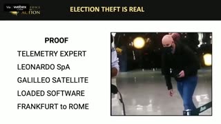 Italian & US intelligence testimony that 2020 U.S. Election was stolen from President Trump.