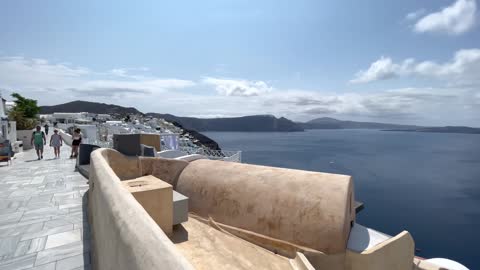 Santorini, Greece - 4K-HDR Walking Tour