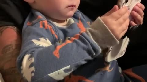 This cute 😍 kid's reactions will melt your heart.