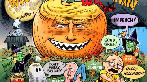 Halloween Throwback Cartoon! It's the Great Trumpkin Charlie Brown!