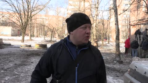 Ukraine War Massacre - 28 Killed At Market In Donetsk - 21.01.2024 - Patrick Lancaster (subs)