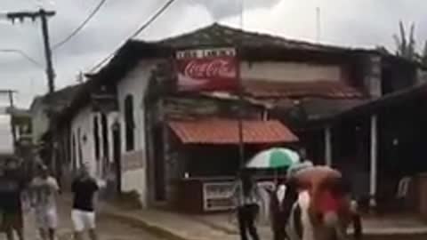 drunk man balancing on horse