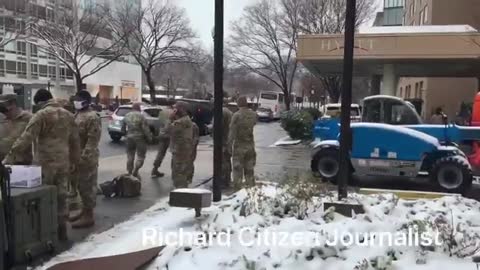 Troops Arriving in DC