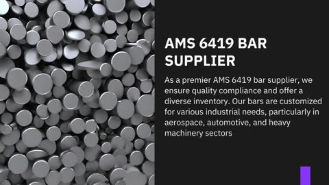 AMS 6419 Steel Bars and Forgings
