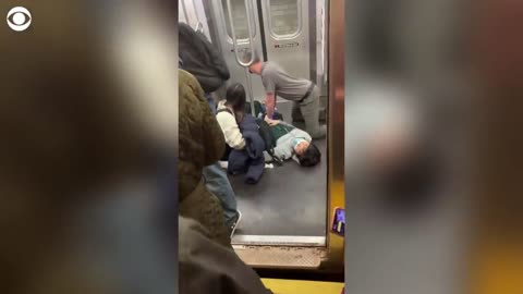 Brooklyn subway passengers help fellow commuter injured during shooting