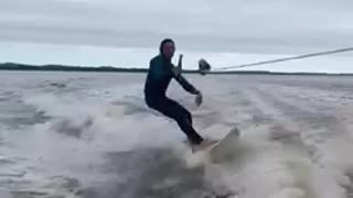 Good times wake surfing