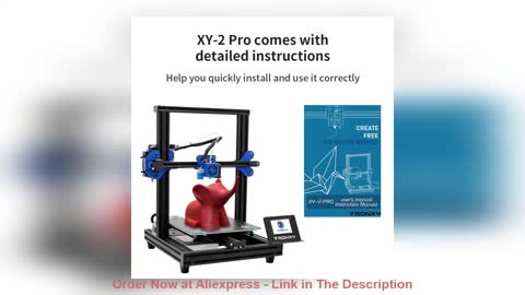 ❄️ Tronxy XY-2 PRO 3D Printer Fast Assembly Upgraded Ultra Silent Mainboard DIY Kit 3D Ducker Full