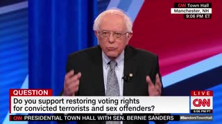 Bernie Sanders says Boston Marathon bomber should be allowed to vote