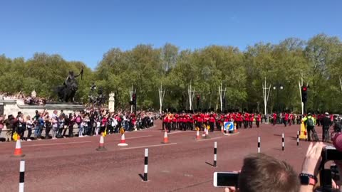 Changing Of The Guard At Buckingham Palace