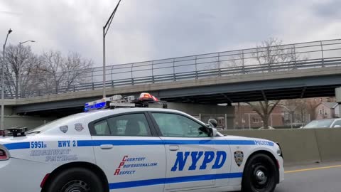 3 car collision on w/b belt Pkwy Brooklyn NY