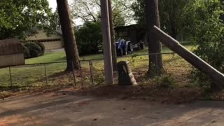 Leaf Blower Levitates Basketball