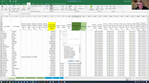 Cass County-How to filter the template and create a walk list