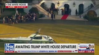 Trump Departs the White House for the Last Time as President