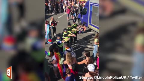 Woke Cops Dance the Macarena at Pride as Crime Wave Grips UK