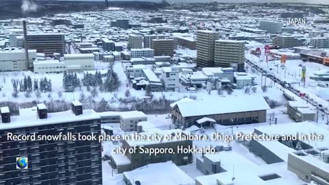 Japan is completely paralyzed: The height of snowdrifts exceeds 4 meters