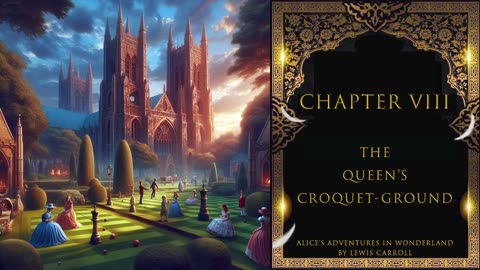8. " The Queen's Croquet-Ground " - Chapter 8 - Alice's Adventures in Wonderland