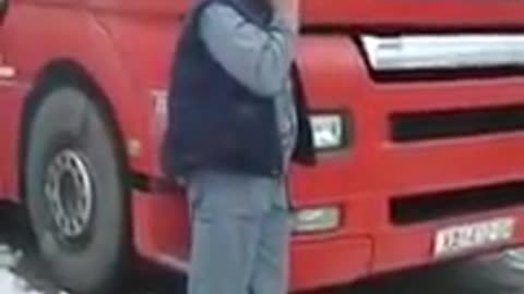 trucker prank