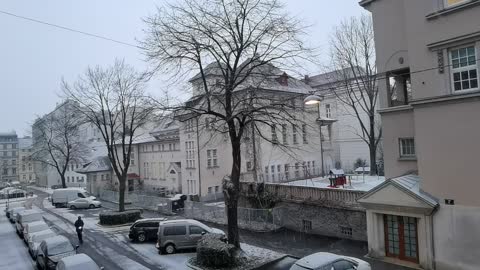 It snows in Vienna in 2020