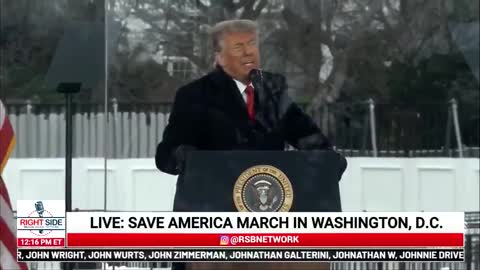 Trump Jan 6 2021 Speech - Peaceful Protest