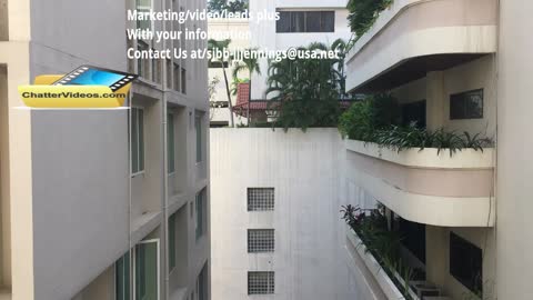 Bangkok - View of hotel-apartment-Outside Window4-1