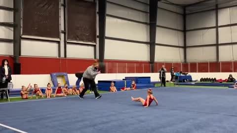 Supportive Gymnastics Teacher