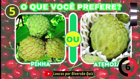 (Quiz) Que fruta você prefere?