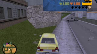 GTA 3 - a place, where you can fall through the ground
