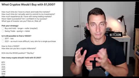 WHAT CRYPTOS I WOULD BUY WITH $1000
