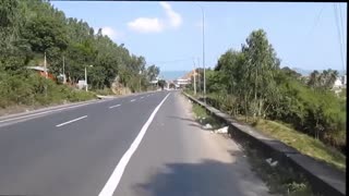 Vietnam, Phú Yên, Sông Cầu - highway scenery - 2014-01