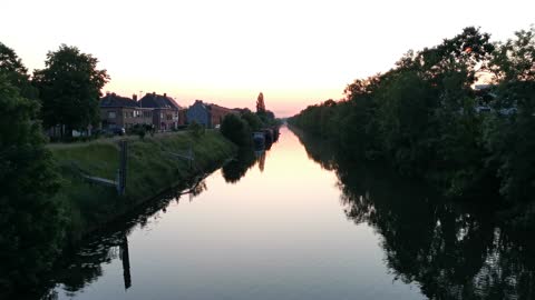 Beautiful evening in Ghent