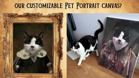 A Customizable Portrait Featuring Your Pets