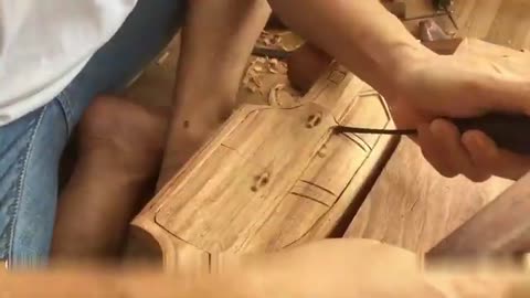 Carving wood