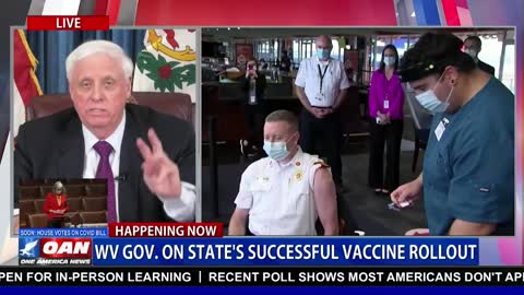 W. Va. Gov. Jim Justice touts his state's vaccine rollout, criticizes new election measures