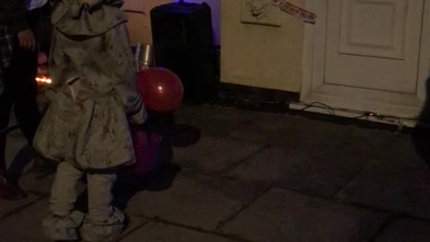 Pennywise Runs from Jump Scare
