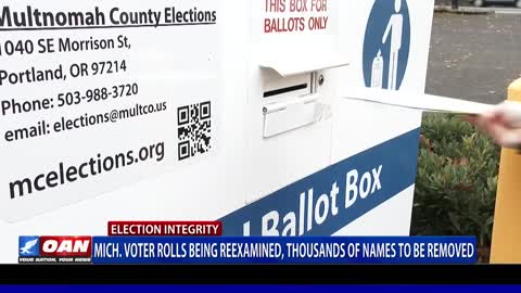 Mich. voter rolls being reexamined, thousands of names to be removed