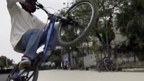 Bicycle stunt