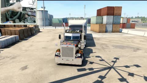 normal cargo delivery peterbilt 389 ATS gameplay