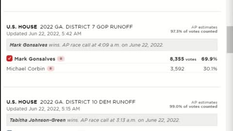 Georgia June 21st 2022 sham run off election tampering 8